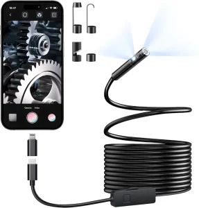 Sewer Pipe Inspection Camera 8mm SL 5m Waterproof High Resolution 3 in 1 USB Endoscope Inspection Camera Borescope
