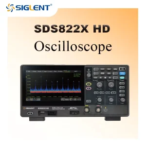 Siglent SDS822X HD Oscilloscope 2 Channels 200MHz Bandwidth 2GSa Sampling Rate 12-bit Resolution