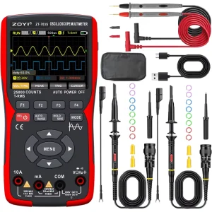 Signal Generator 25000 Counts Multimeter Digital Oscilloscope 3 in 1 ZOYI ZT703S