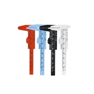 Simple Plastic Vernier Caliper Customizable 0-80/150MM Student Experiment Teaching Tool DIY Grade OEM Support