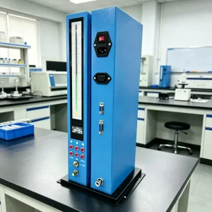 Single-Channel Vertical Column Pneumatic Gauge with Statistical Function Dimensional Detector