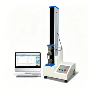 Single Column Computer-Controlled Electronic Universal Tensile Testing Machine for Rubber and Materials