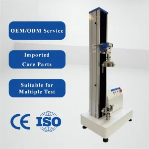 Single-Column Electronic Universal Testing Machine for Plastic and Rubber Testing
