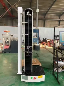 Single-Column Universal Testing Machine for Tension Compression and Three-Point Bending of Plastic Film Rubber and Textiles