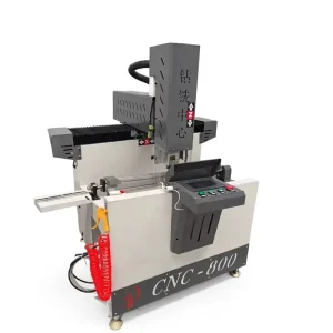 Single-Head CNC Drilling and Milling Machine for Door and Window Processing