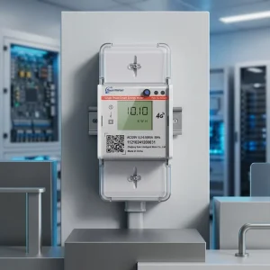 Single Phase 60A LED Backlight Digital Display Wattmeter Power Electric Energy Meter 1.0 Accuracy Class