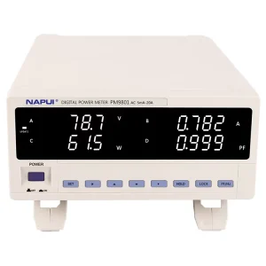 Single Phase AC 20A Digital Power Meter with High Accuracy and RS232 Optional for Measuring Voltage and Current