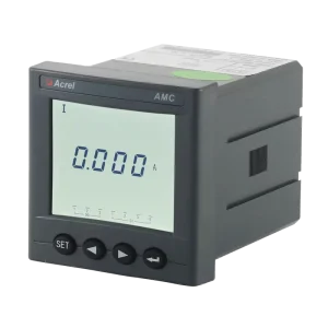 Single Phase AC Smart Power Analyzer AMC72L E KC 5A Input AC 100V 400V RS485 Multifunction Panel Mounted Meter Building