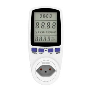 Single Phase Digital LCD Display Smart Socket Power Meter with Energy Metering and Billing Function Class 1.0 Accuracy