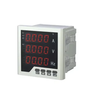 Single Phase Multifunction Digital Power Meter with Current Voltage Frequency Measurement RS485 Support for Energy Management