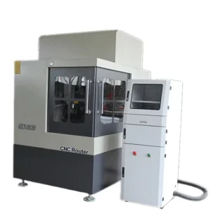 Single Spindle 1.5KW 3 Axis CNC Router Machine with NC Studio Siemens Syntec Control System for Metal Wood Milling