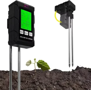 Six in One Soil Detector Photometer for Temperature Humidity Fertility PH Value Light Soil Tester