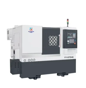 Slant-Bed CNC Turning Center with Powered Tool Turret and Tailstock