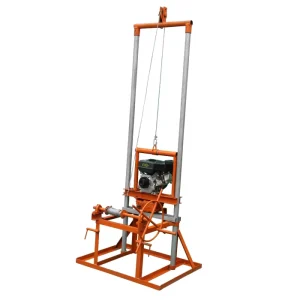 Small Portable Gasoline Engine Water Well Drilling Rig Machine
