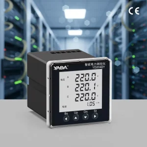 Smart 3 Phase Energy Meter Panel Mount Power Analyzer Modbus RTU RS485 Class 0.5 kWh Meter for Industrial IoT and BMS System