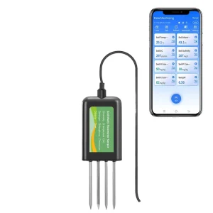 Smart 8-in-1 USB Soil Tester Real-Time EC PH Moisture Temperature Salinity Analyzer for Precision Agriculture High Precision NPK