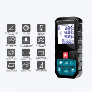 Smart Digital Laser Distance Meter 60m Measuring Instrument Device Mini DIY USB OEM Customized Power Charging Unit ROHS Class
