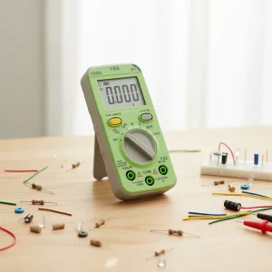 Smart Digital Pocket Multimeter 600V 1A 20M Auto Trms Current Plug-in Measuring Voltage Current Resistance Type K 4-Digit