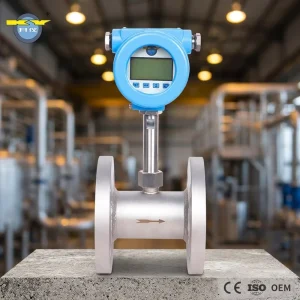 Smart Digital Turbine Flowmeter Flange Thread Connection 24VDC Power Flow Sensor Totalizer +/-0.2% Accuracy Stainless Steel