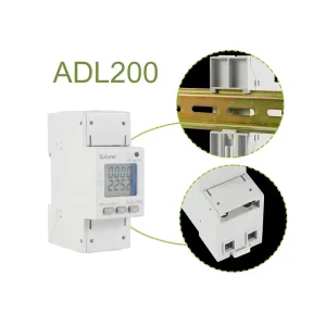 Smart Energy Meter ADL200 Single Phase Power Meter RS485 Modbus for SCADA EMS Integration Class 1.0 Accuracy 999.999kWh