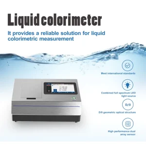 Smart Liquid Colorimeter JPT 8010 D/0 Geometry 360-780nm Spectrophotometer for Pharmaceutical Oil Beverage Food Color Analysis
