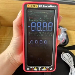 Smart Multimeter Rechargeable AC DC Voltage Current Tester Digital Multimeter 683