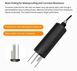 Smart Soil Moisture Meter Sensor for Agriculture Waterproof Probe Ph Electrical Conductivity Zigbee Rs485 Smart Moisture Meter