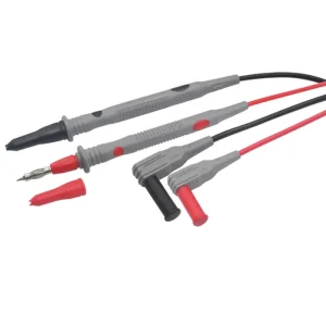 Soft Silicone Electrician Test Leads Kit 4mm Banana Plugs Multimeter Test Probe
