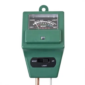 Soil Moisture Meter 3 in 1 Plant pH & Water Tester Garden Soil Humidometer Home Gardening Tool Analog Display No Material