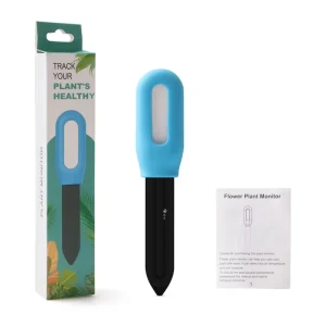Soil Moisture Meter and Water Content Soil Moisture Tester Meter Detector with 3 Colors LED Indicate Lights