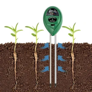 Soil PH Meter 3 in 1 Soil Tester Moisture Meter Light Meter for Plants Crops Flowers Vegetable Hydroponics Analyzer