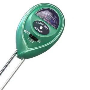 Soil PH Meter Soil Moisture Sensor Moisture Light pH Test Kit for Indoor Outdoor Plants Care(No Battery Needed)
