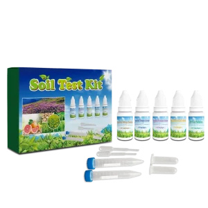 Soil Test Kit 140 Test Testing PH Ammonia Nitrogen Phosphorus and Potassium Tester for Your Vegetable Garden Lawn and Soil