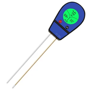 Soil pH Level Acid Base Detection Instrument Digital Display Soil Moisture Tester ODM Gardening Planting Thermometer