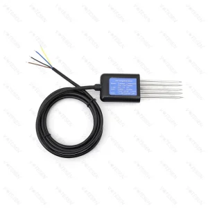 Soil pH NPK Temperature Moisture Humidity EC Sensor Conductivity Tester Multi-Parameter Soil Sensor IP68 Protection FDR