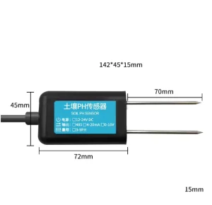 Soil pH Sensor Detector RS485 GPRS 4G LORA Agricultural Greenhouse 0-5V 0-10V NB-IOT pH Value Transmitter IP68 Soil Tester