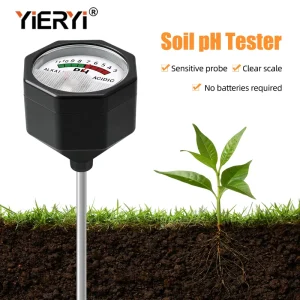 Soil pH Tester No Battery Required 3 11 pH Range Soil Meter Soil Detector with Metal Probe for Garden Farm&House Plants