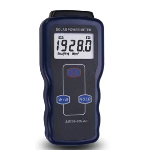 Solar Power Meter SM206 SOLAR Precision Instruments for Measuring Light Intensity 0.1 1999.9 W/m2