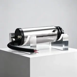 Spindle Unit for Bearing Superfinishing Machine Oil Mist Lubrication Motor Driven BT30 60 Nose Joint Speed 30000 RPM