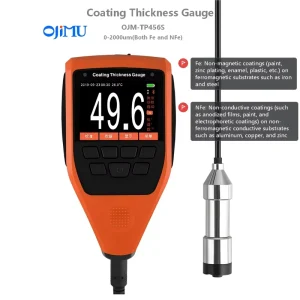 Split Version 2000um Range High Precision OJM-TP456S Coating Inspection Tester Color Screen Coating Thickness Gauge