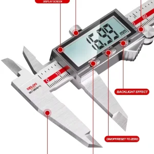 Stainless Steel 0-150mm Electronic Digital Vernier Caliper Calibradores Pie De Rey Digitales