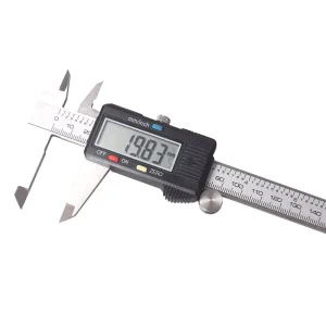Stainless Steel 150mm Digital Display Vernier Caliper Digital Ruler High Accuracy Precision Measuring Tools exclude battery