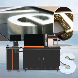 Stainless Steel Aluminum Automatic Channel Letter Bending Machine Motor Control for Light Box Letters 3D Sign