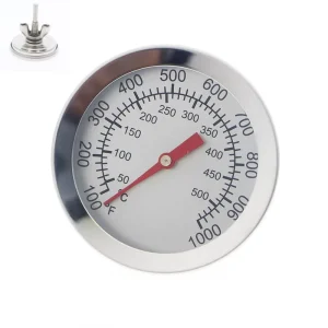 Stainless Steel Bimetallic Oven and Barbecue Temperature Gauge