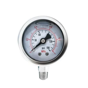 Stainless Steel Bourdon Tube Pressure Gauge, Digital, Vibration Resistant