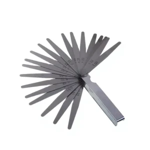 Stainless Steel Feelers Filler Gauge Thickness Measure Tools 23-Piece Set with 0.02-0.1mm Range