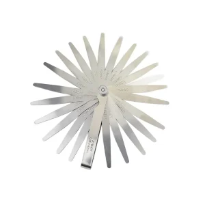 Stainless Steel High Accuracy High precision Single piece Feeler Gauge 0.05 1.0mm Thickness Gap Valve Clearance Measuring Gauge