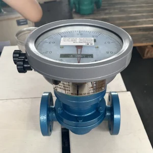 Stainless Steel LC Oval Gear Flow Meter Flange Connection Mechanical Pointer Zeroing Type for Oil OEM Customizable