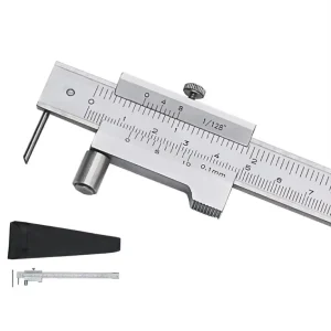 Stainless Steel Parallel Marking Vernier Caliper 0-200mm Marking Gauge with Carbide Scriber Marking Gauge Tool