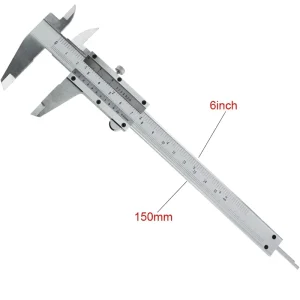 Stainless Steel Vernier Caliper for Inside Outside Depth and Step Measurements